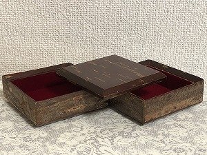 画像4: 『二段小物入れ　霜降皮』