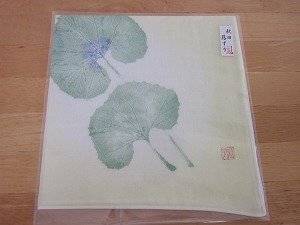 画像3: 秋田蕗ずり　ハンカチ　黄色