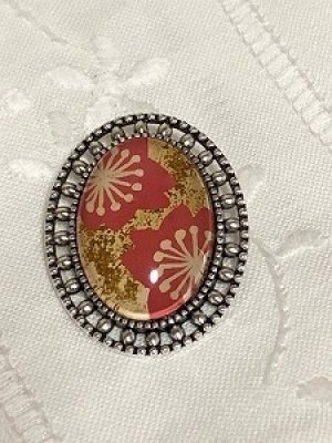 画像2: 漆ブローチ『桜』