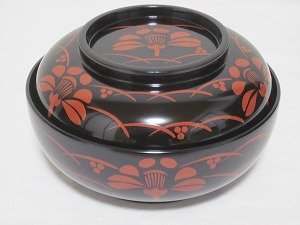 画像1: 『川連漆器　煮物椀』黒