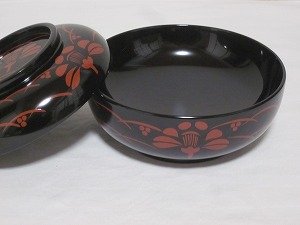 画像2: 『川連漆器　煮物椀』黒