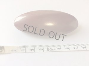 画像2: セール品　漆工房　攝津『バレッタ』（銀紅　楕円　小）
