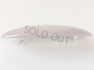 画像4: セール品　漆工房　攝津『バレッタ』（銀紅　楕円　小）