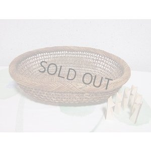 画像1: 『あけび丸平かご』大 (1)