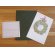 画像1: クリスマスカード『リース』封筒・緑 (1)