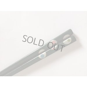 画像1: 『乾漆箸』水玉・緑 (1)