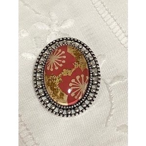 画像2: 漆ブローチ『桜』 (2)