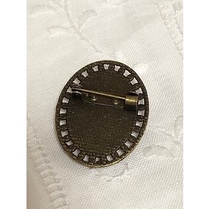 画像3: 漆ブローチ『桜・ブロンズ枠』 (3)