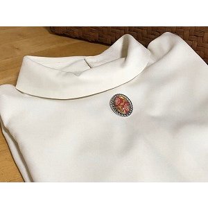 画像5: 漆ブローチ『桜』 (5)