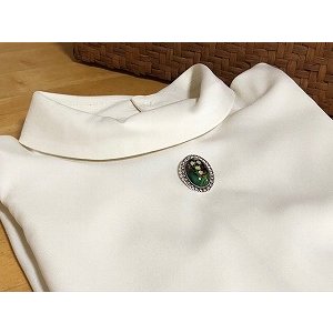 画像4: 漆ブローチ『すずらん』 (4)