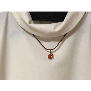 画像5: 漆ネックレス『雲竜・赤』 (5)